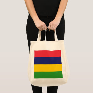 Mauritius flag tote bag