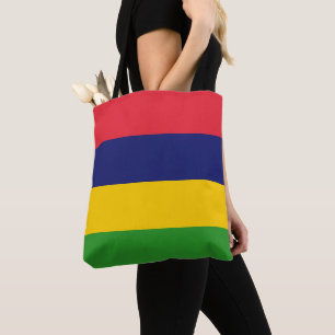 Mauritius flag tote bag