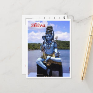 Mauritius - God Shiva - Postcard