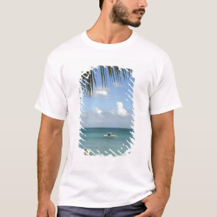 Mauritius, Grand Baie. Boats anchored in the T-Shirt