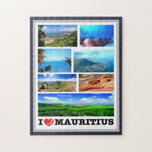 Mauritius - I Love - Jigsaw Puzzle