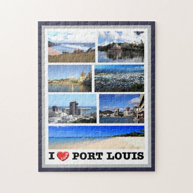 Mauritius - I Love - Jigsaw Puzzle (Vertical)