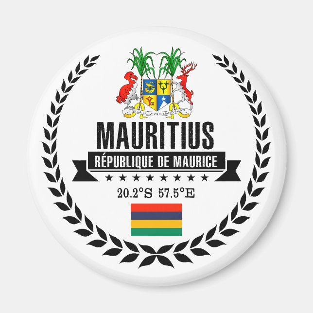 Mauritius Magnet (Front)