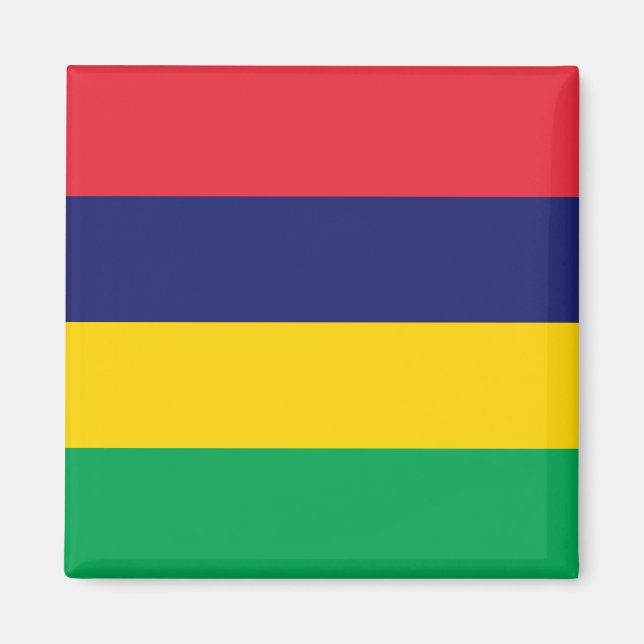 Mauritius – Mauritian Flag Magnet (Front)
