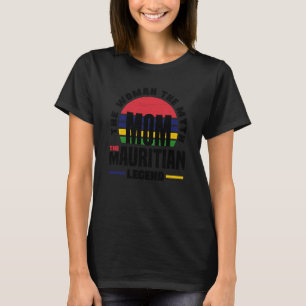 Mauritius Mauritian Mauritius Flag Mothers Day T-Shirt