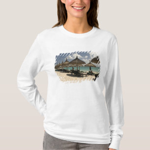 Mauritius, Poste de Flacq. Beach scene at the T-Shirt