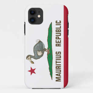 Mauritius Republic California Flag Dodo iPhone 11 Case