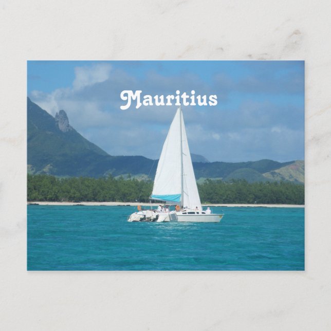 Mauritius Sailing Postcard (Front)