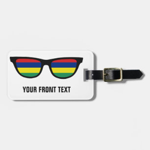 Mauritius Shades custom luggage tag