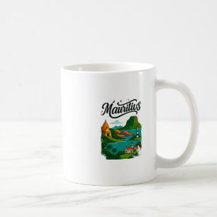 Mauritius Skyline Travel Vacation Outfits Coffee Mug