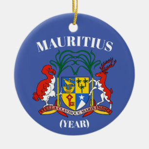 Mauritius Trip Christmas Ornament