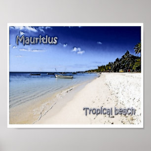 Mauritius - Tropical beach - Poster