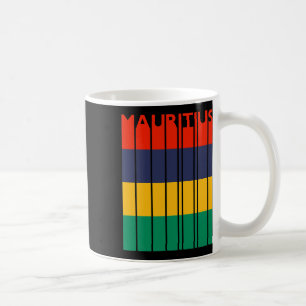 Mauritius Vintage Mauritian Flag Vacation Coffee Mug