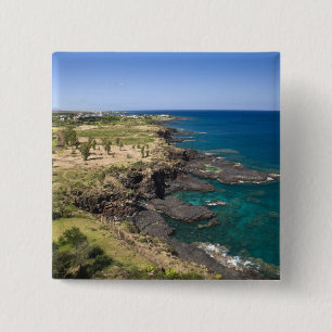 Mauritius, Western Mauritius, Belle Vue, Ocean 15 Cm Square Badge