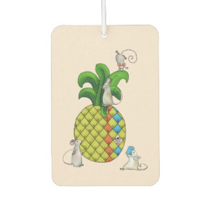 Mäuse nähen Ananas Car Air Freshener