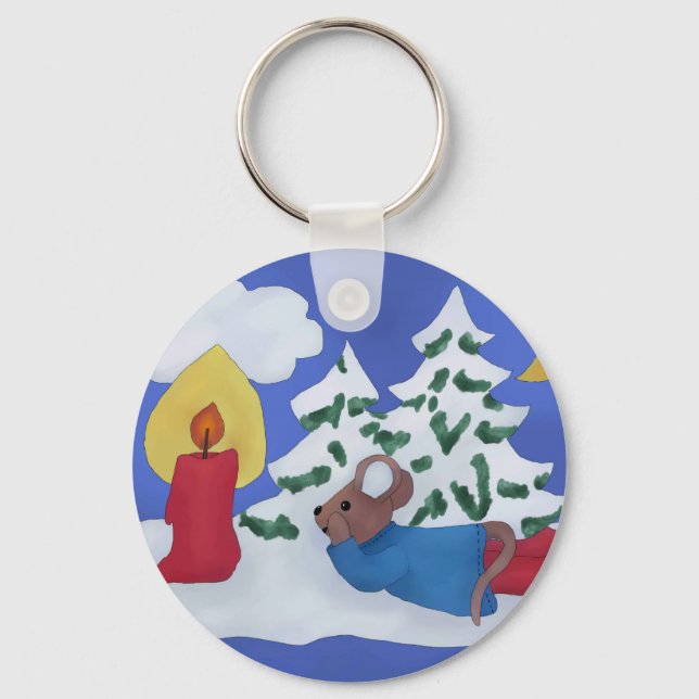 Mäuseweihnachten Key Ring (Front)
