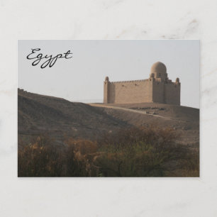 mausoleum aga khan postcard