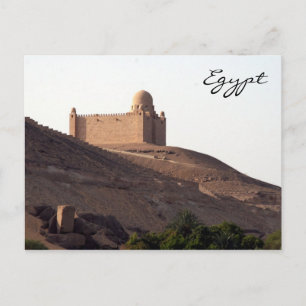 mausoleum aswan postcard