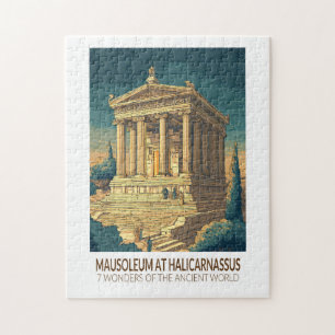 Mausoleum at Halicarnassus 7 Wonders of the World Jigsaw Puzzle
