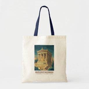 Mausoleum at Halicarnassus 7 Wonders of the World Tote Bag