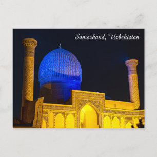 Mausoleum of Amir Timur - Samarkand, Uzbekistan Postcard