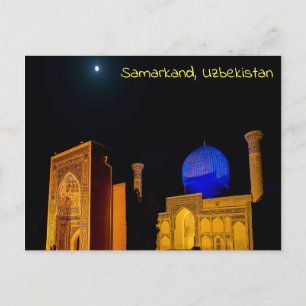 Mausoleum of Amir Timur - Samarkand, Uzbekistan Postcard