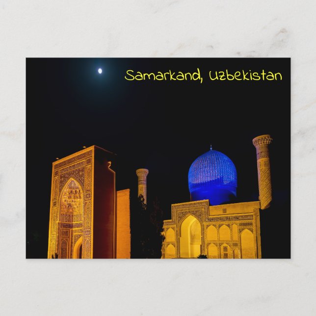 Mausoleum of Amir Timur - Samarkand, Uzbekistan Postcard (Front)