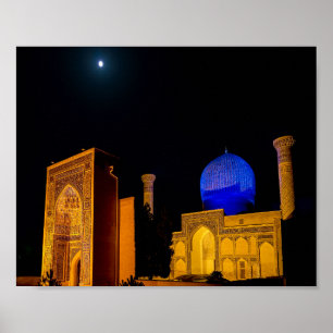 Mausoleum of Amir Timur - Samarkand, Uzbekistan Poster