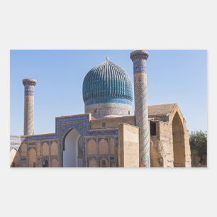 Mausoleum of Amir Timur - Samarkand, Uzbekistan Rectangular Sticker