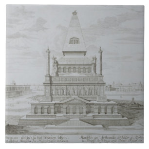 Mausoleum of Halicarnassus, Bodrum, Turkey, from ' Ceramic Tile