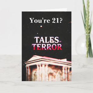 Mausoleum Tales of Terror 21st Birthday Card