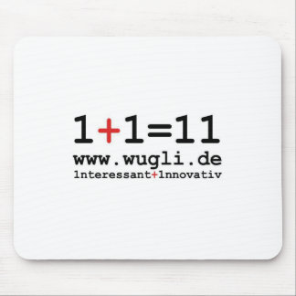 Mauspad "1+1=11" mouse pad