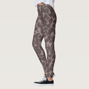 Mauve Abstract Leggings