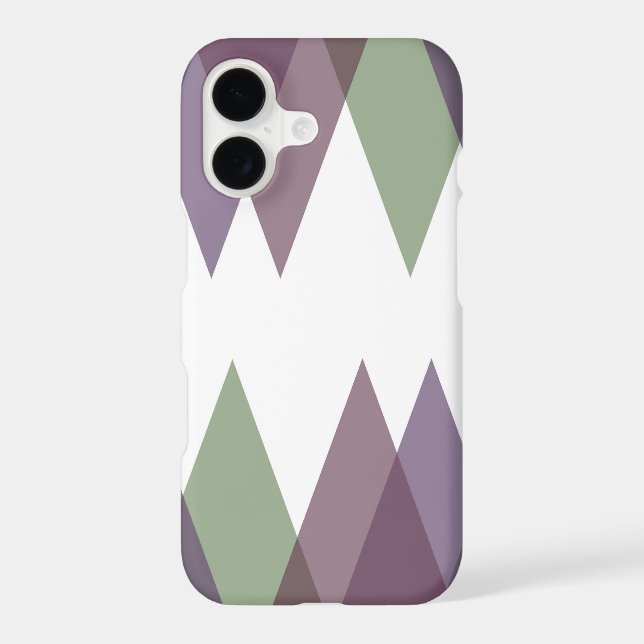 Mauve and green triangles (Back)