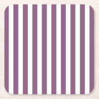 Mauve and white candy stripes