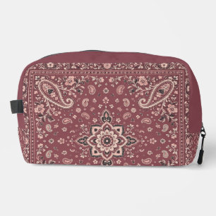 Mauve Bandanna Paisley Go-To Bag Travel Organiser
