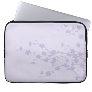 Mauve Blossoms Laptop Sleeve