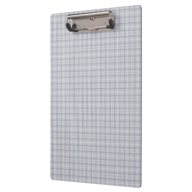 Mauve Blue Grid Checks II Clipboard (Left)