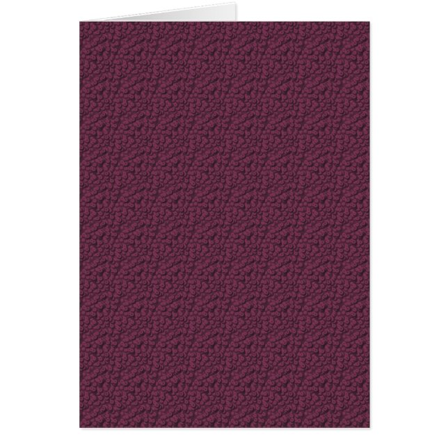 Mauve Bubbles Pattern Card (Front)