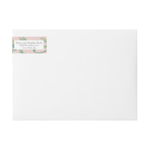 Mauve Chalk Address Label