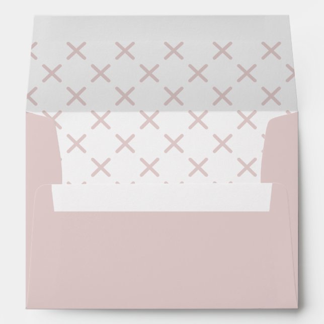 Mauve Chalk Coloured Envelope (Back (Bottom))