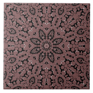 Mauve Decorative Ceramic Tile