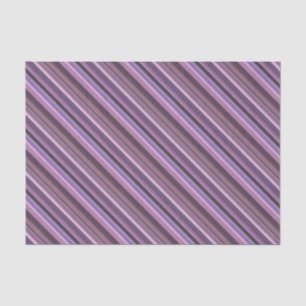 Mauve diagonal stripes tissue paper