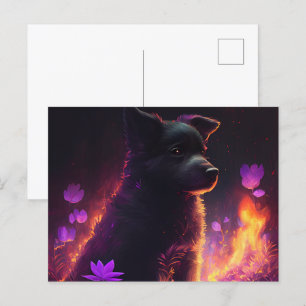 Mauve Dog Postcards