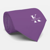 Mauve | Elegant Monogram+Name | one-Sided