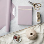 Mauve Finery Purple Solid Colour Wrapping Paper<br><div class="desc">Solid colour wrapping paper in a huge variety of colours for all your wedding and shower gifts.
The colours for 2025 are dark and bold and this is what you will find in my latest designs with colour names from various design companies.</div>