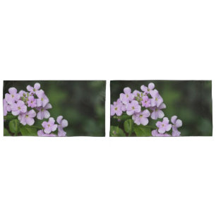 Mauve Floral Phlox Pillowcase