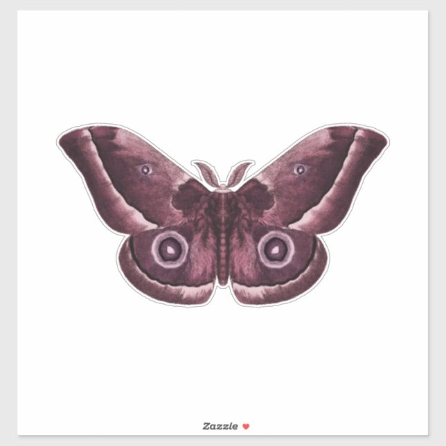 Mauve Gothic Moth (Sheet)