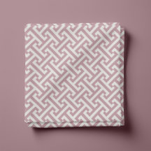 Mauve Greek Key Pattern