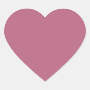 Mauve Heart Sticker